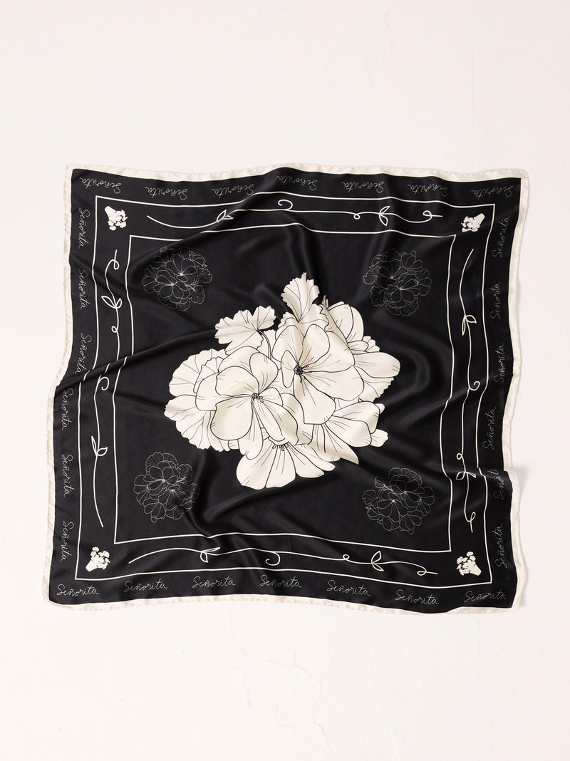 LUISA BLACK SCARF